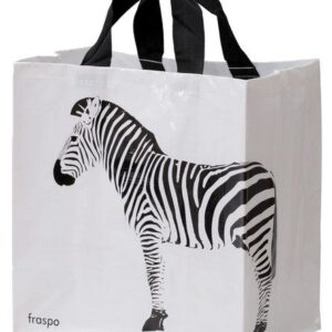 Torba Animals 24L zebra biała