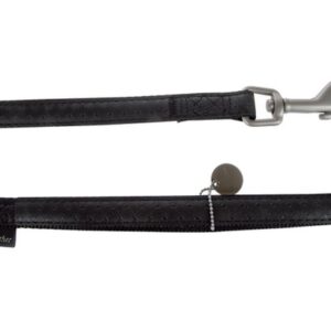 Zolux Smycz Mac Leather 25mm/1.2m Czarna [522025NO]