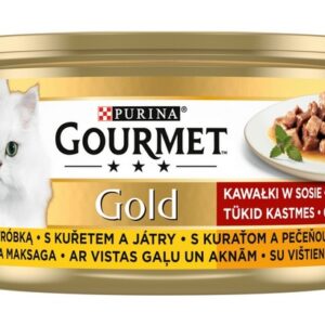Gourmet Gold Kurczak i wątróbka w sosie 85g