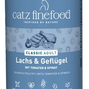 Catz Finefood Classic Łosoś i drób (N.05) puszka 400g
