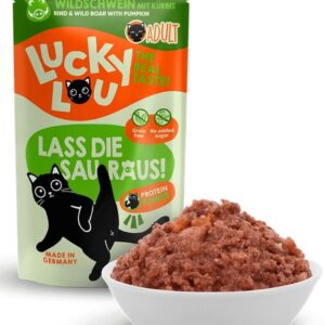 Lucky Lou Lifestage Adult Wołowina i dzik saszetka 125g