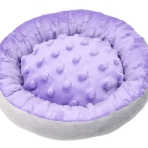 MIMIKO Pets Legowisko okrągłe mini 20cm wrzosowe