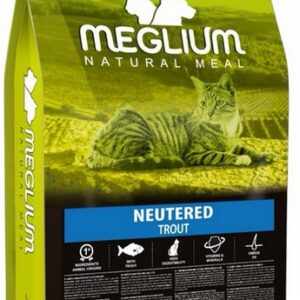Meglium Cat Adult Neutered Trout 10kg
