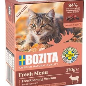 Bozita Sterilised z dziczyzną kawałki w galaretce kartonik 370g