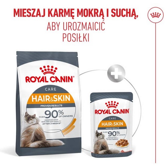 Royal Canin Hair&Skin Care karma sucha dla kotów dorosłych, lśniąca sierść i zdrowa skóra 2kg - Image 6