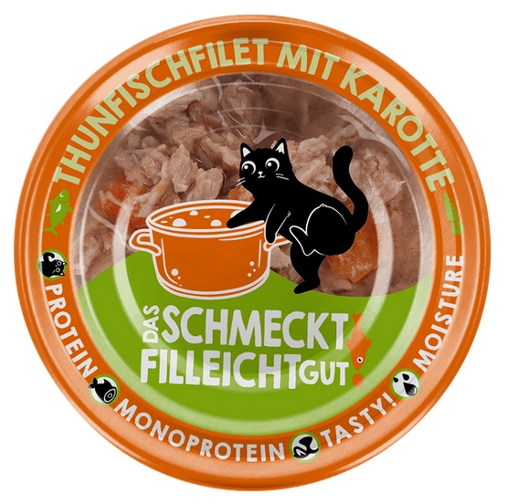 Lucky Lou Extrafood Tuńczyk i marchewka w bulionie puszka 70g - Image 2