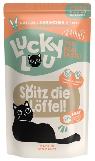 Lucky Lou Lifestage Adult Drób i królik saszetka 125g - Image 4
