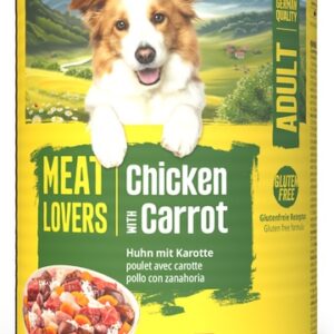 Josera Pies Meat Lovers Menu Kurczak z marchewką puszka 400g