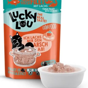 Lucky Lou Extrafood Tuńczyk & łosoś w bulionie saszetka 70g