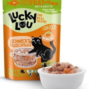 Lucky Lou Extrafood Tuńczyk i marchewka w bulionie saszetka 70g