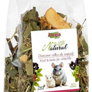 Alegia Natural Owocowe ziółka dla szynszyli 130g