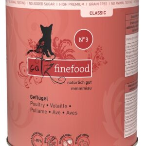 Catz Finefood Classic N.03 Drób puszka 800g