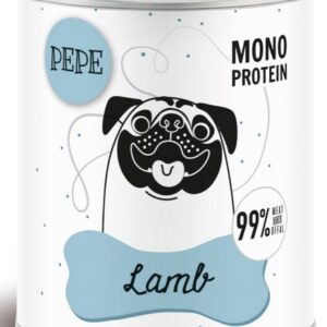 Paka Zwierzaka PEPE Lamb (jagnięcina) puszka 800g
