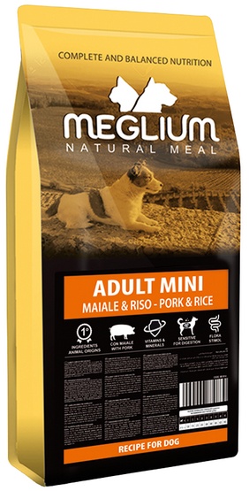 Meglium Dog Mini Adult Pork & Rice 7kg