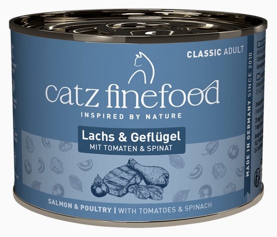Catz Finefood Classic N.05 Łosoś i drób puszka 200g - Image 3