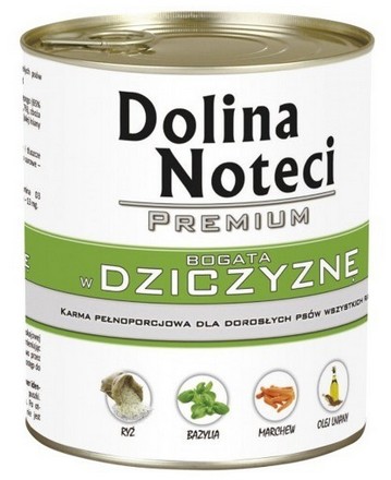 Dolina Noteci Premium Pies Dziczyzna puszka 800g - Image 2