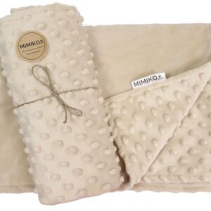 MIMIKO Pets Kocyk Minky-Dot 100x75cm beżowy