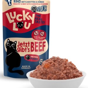 Lucky Lou Lifestage Senior Drób i wołowina saszetka 125g
