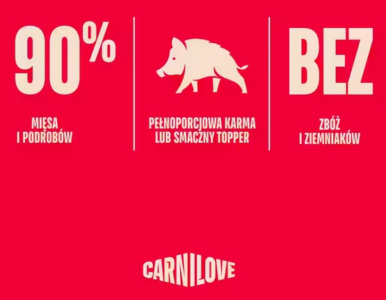 Carnilove Cat Wild Boar - dzik w sosie saszetka 85g - Image 2
