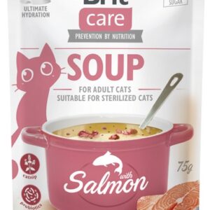 Brit Care Cat Soup Salmon saszetka 75g