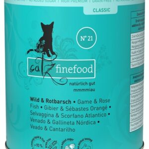 Catz Finefood Classic N.21 Dziczyzna i Karmazyn puszka 800g