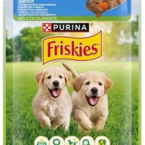 Friskies Dog Junior Kurczak i marchewka w sosie saszetka 85g