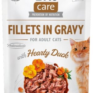 Brit Care Cat Fillets In Gravy Hearty Duck saszetka 85g