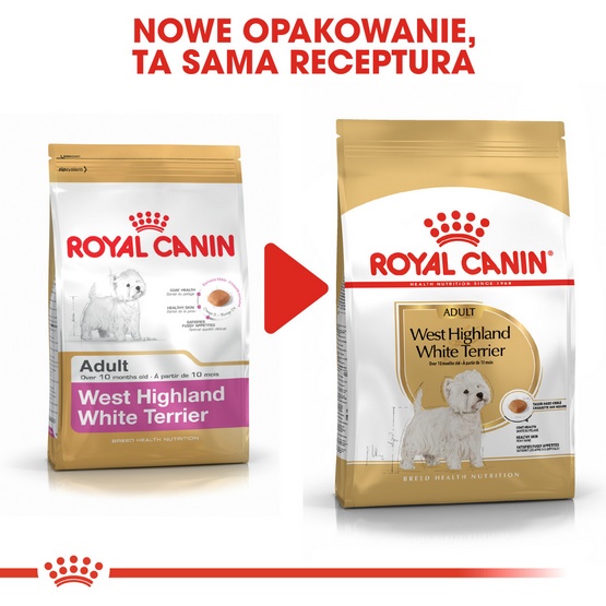 Royal Canin West Highland White Terrier Adult karma sucha dla psów dorosłych rasy west highland white terrier 1,5kg - Image 3