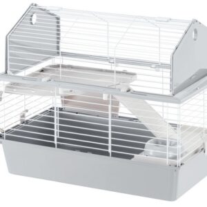 Ferplast Klatka Barn 80 jasnoszara [57068021] ^