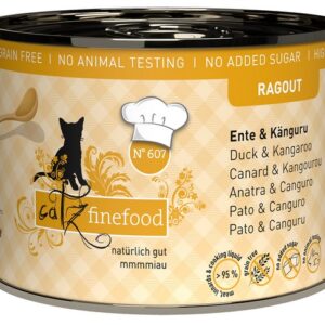 Catz Finefood Ragout N.607 Kaczka i Kangur puszka 190g