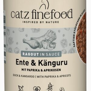 Catz Finefood Ragout in Sauce Kaczka i Kangur (N.607) puszka 380g