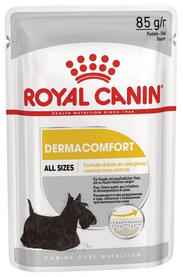 Royal Canin Dermacomfort Loaf karma mokra – pasztet, dla psów dorosłych wszystkich ras saszetka 85g - Image 2