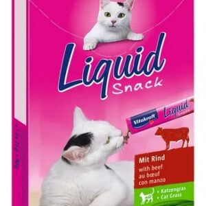Vitakraft Cat Liquid-Snack z Wołowiną 6x15g [23521]