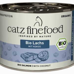 Catz Finefood Organic Bio Łosoś (N.513) puszka 200g