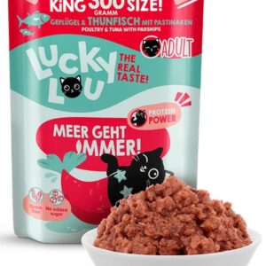 Lucky Lou Lifestage Adult Drób i tuńczyk saszetka 300g