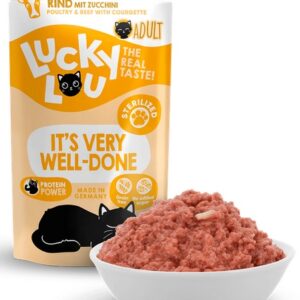 Lucky Lou Lifestage Sterilized Drób i wołowina saszetka 125g