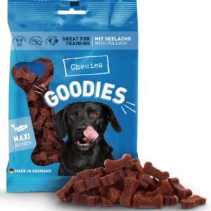 Chewies Goodies Trenerki Kosteczki Maxi Łosoś 200g