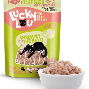 Lucky Lou Extrafood Tuńczyk i krewetki w galaretce saszetka 70g