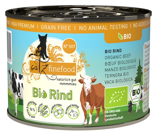 Catz Finefood Organic Bio Wołowina (N.507) puszka 200g - Image 4