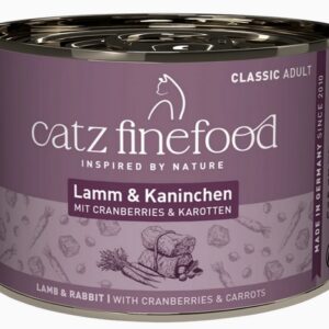 Catz Finefood Classic Jagnięcina i Królik (N.11) puszka 200g