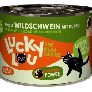 Lucky Lou Lifestage Adult Wołowina i dzik puszka 200g