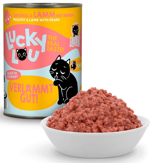 Lucky Lou Lifestage Adult Drób i jagnięcina puszka 400g - Image 2