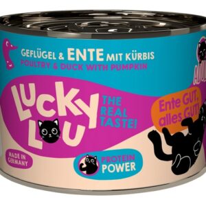 Lucky Lou Lifestage Adult Drób i kaczka puszka 200g