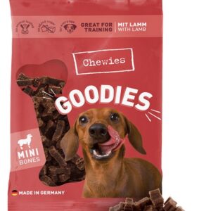 Chewies Goodies Trenerki Kosteczki Mini Jagnięcina 125g