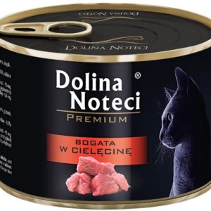 Dolina Noteci Premium Kot Bogata w cielęcinę puszka 185g