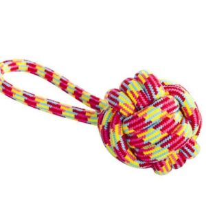 Dingo Piłka plecionka ze sznura 250g/27cm