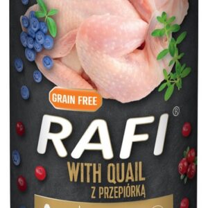 Rafi Pies Przepiórka puszka 400g