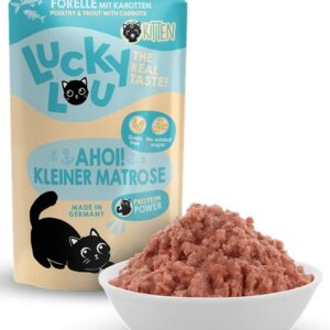 Lucky Lou Lifestage Kitten Drób i pstrąg saszetka 125g
