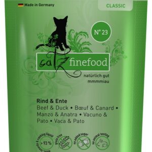 Catz Finefood Classic N.23 Wołowina i Kaczka saszetka 85g