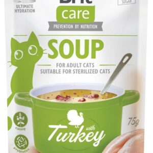 Brit Care Cat Soup Turkey saszetka 75g